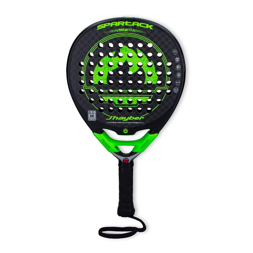 j'hayber Pala de pádel SPARTACK negro y verde