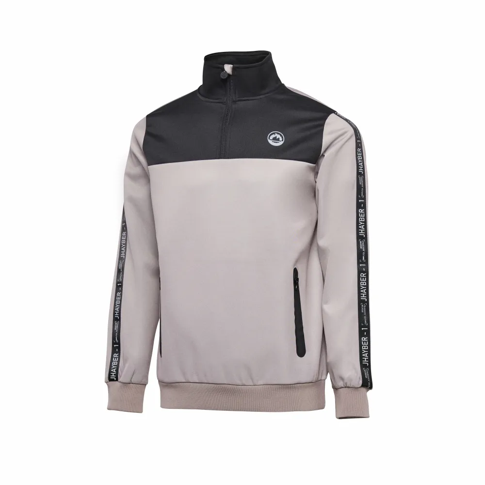 j'hayber Sudadera de hombre SUCCESS Gris y Negro