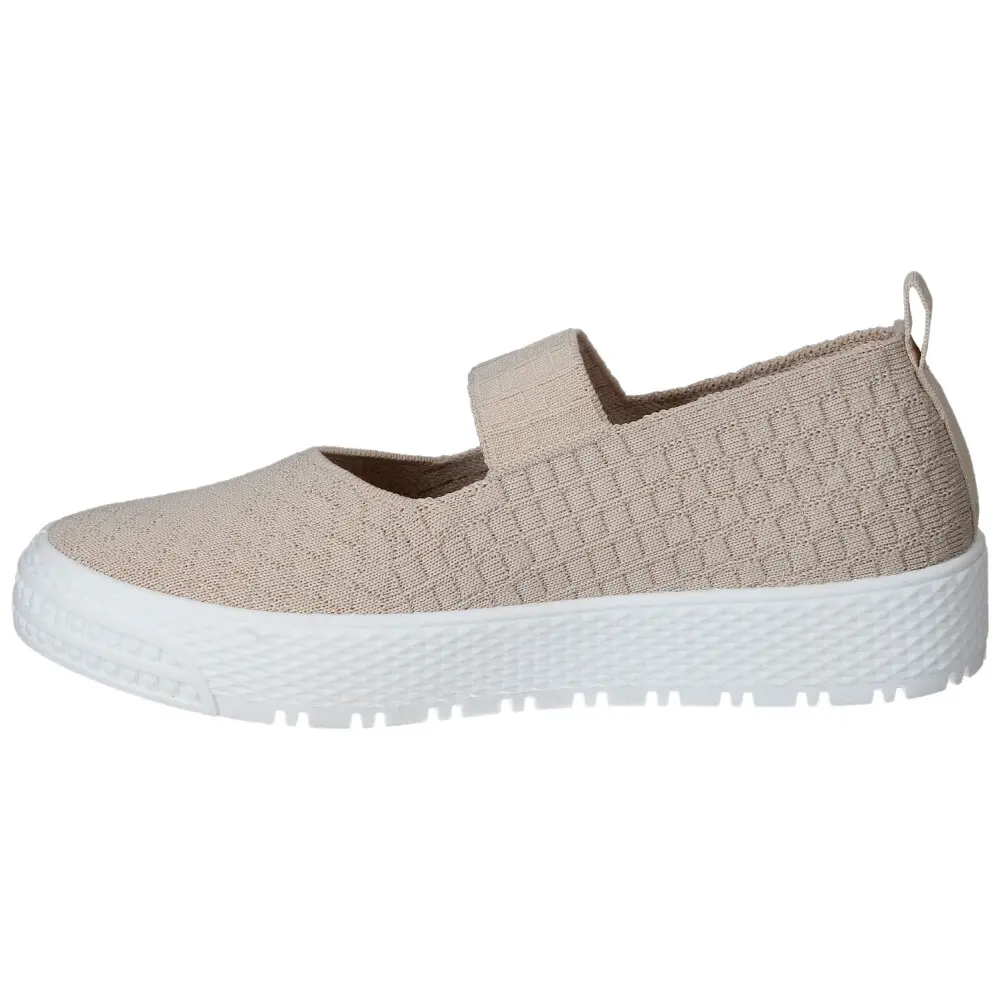 J'hayber Zapatillas Cómodas De Mujer Checote Beige
