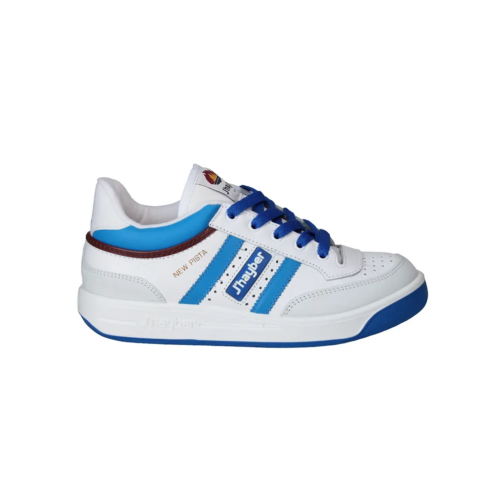 j'hayber Zapatillas de Hombre New Pista Blanco - Azul