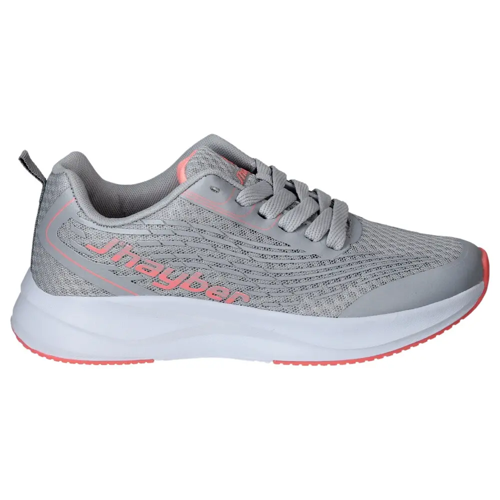 j'hayber Zapatillas de running para mujer Receta gris