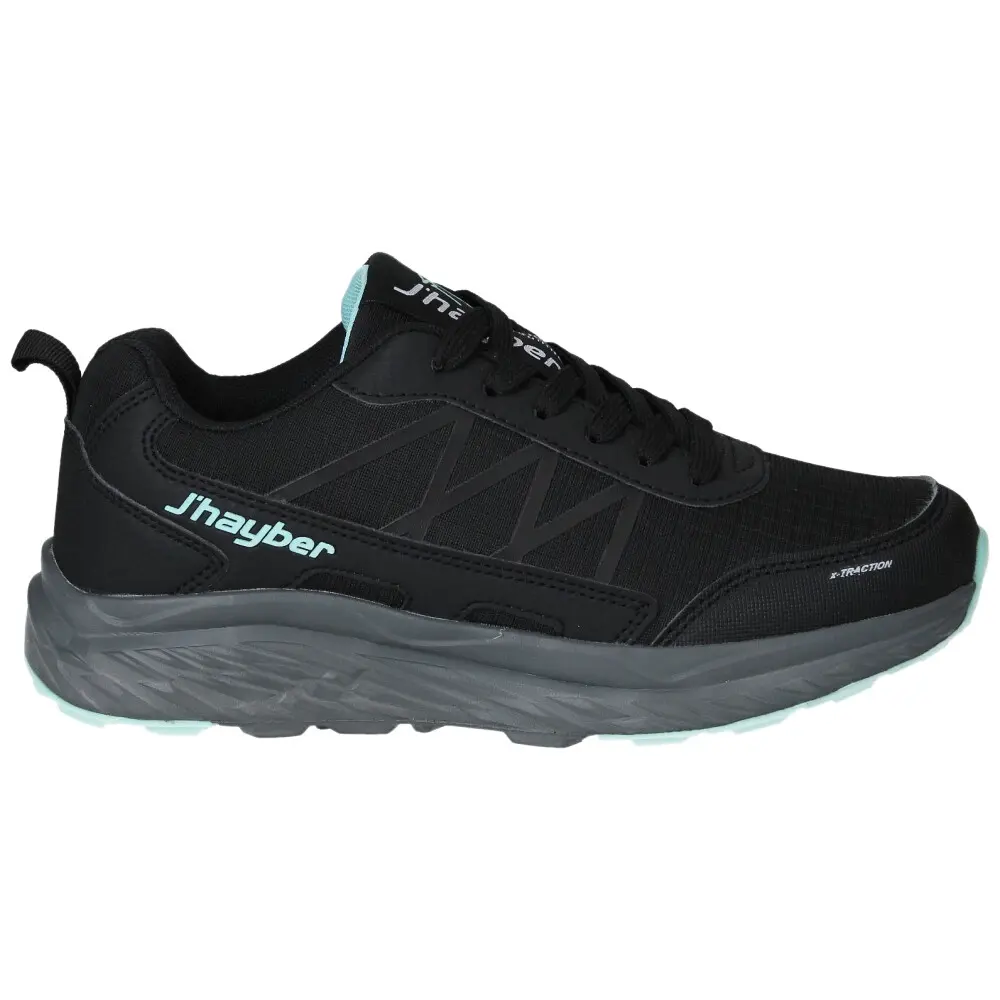 j'hayber Zapatillas de running para mujer Recibo negro