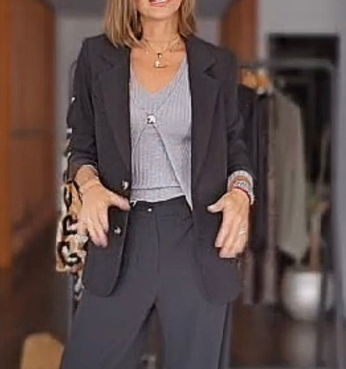 Jolie Jolie Blazer Basic Negra