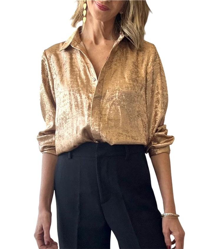 Jolie Jolie Camisa Dorada