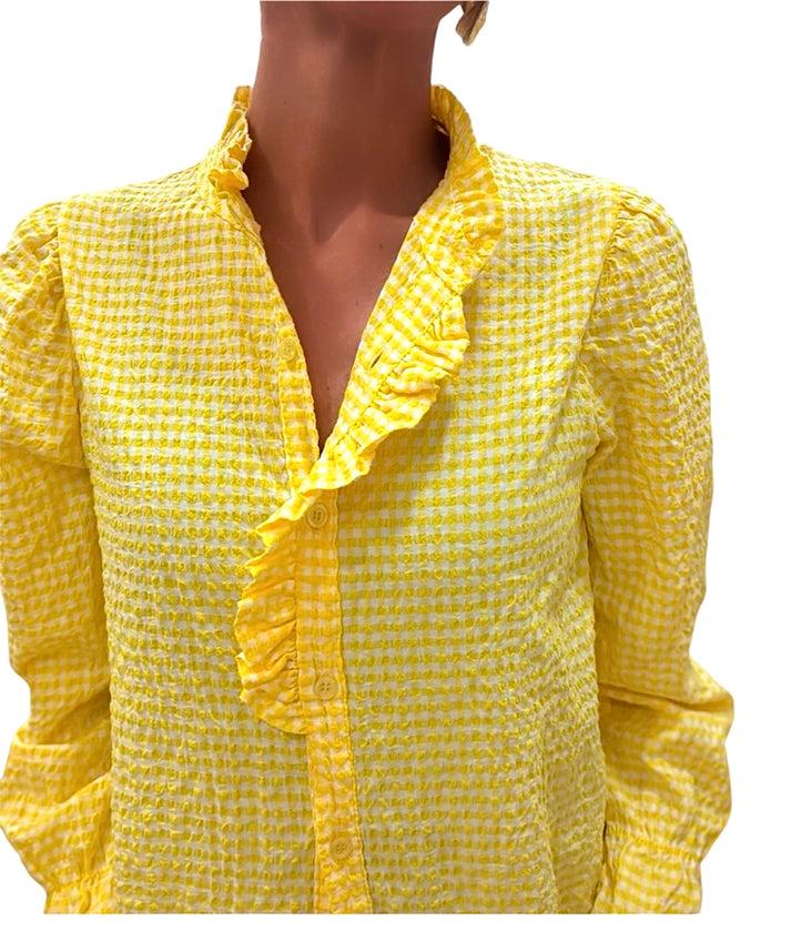 Jolie Jolie Camisa Vichy Amarilla