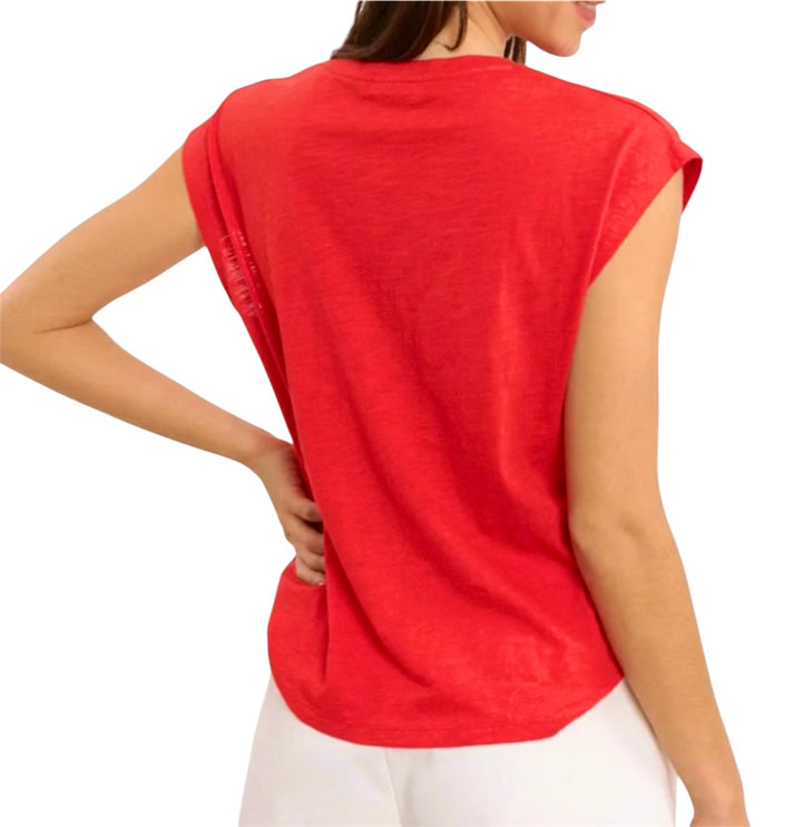 Jolie Jolie Camiseta Color Rojo