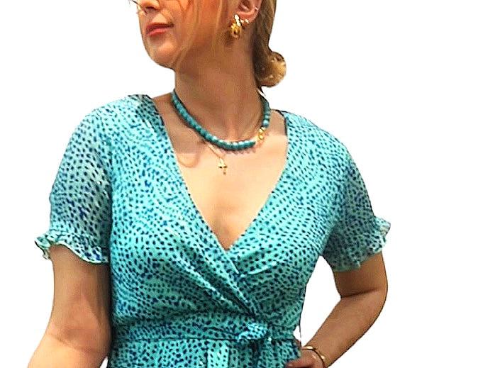 Jolie Jolie Collar Turquesa