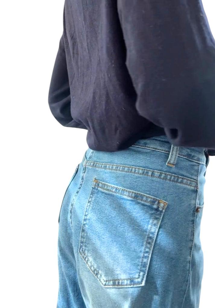 Jolie Jolie Denim Ancho Azul