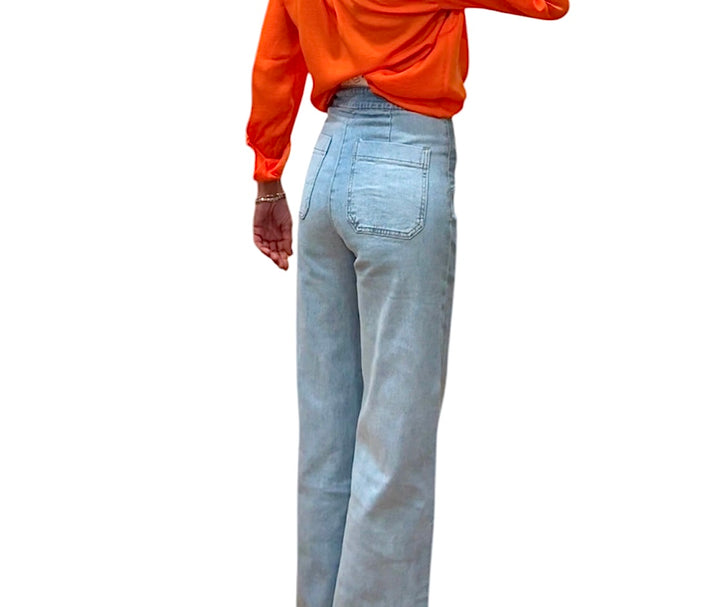 Jolie Jolie Denim Wide Azul Claro