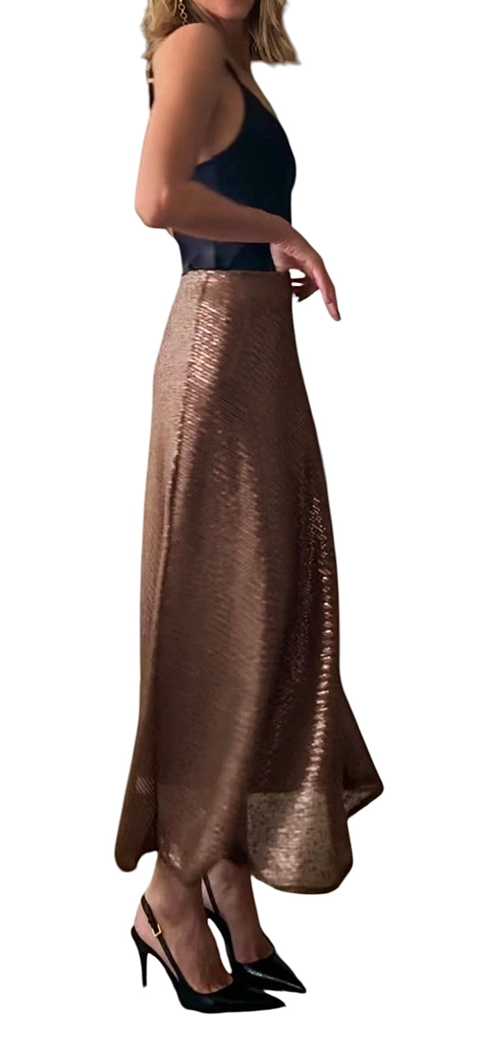 Jolie Jolie Falda Lentejuelas Marrón