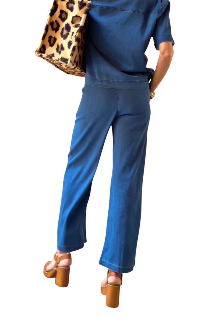 Jolie Jolie Pantalón Pinzas Fino Denim