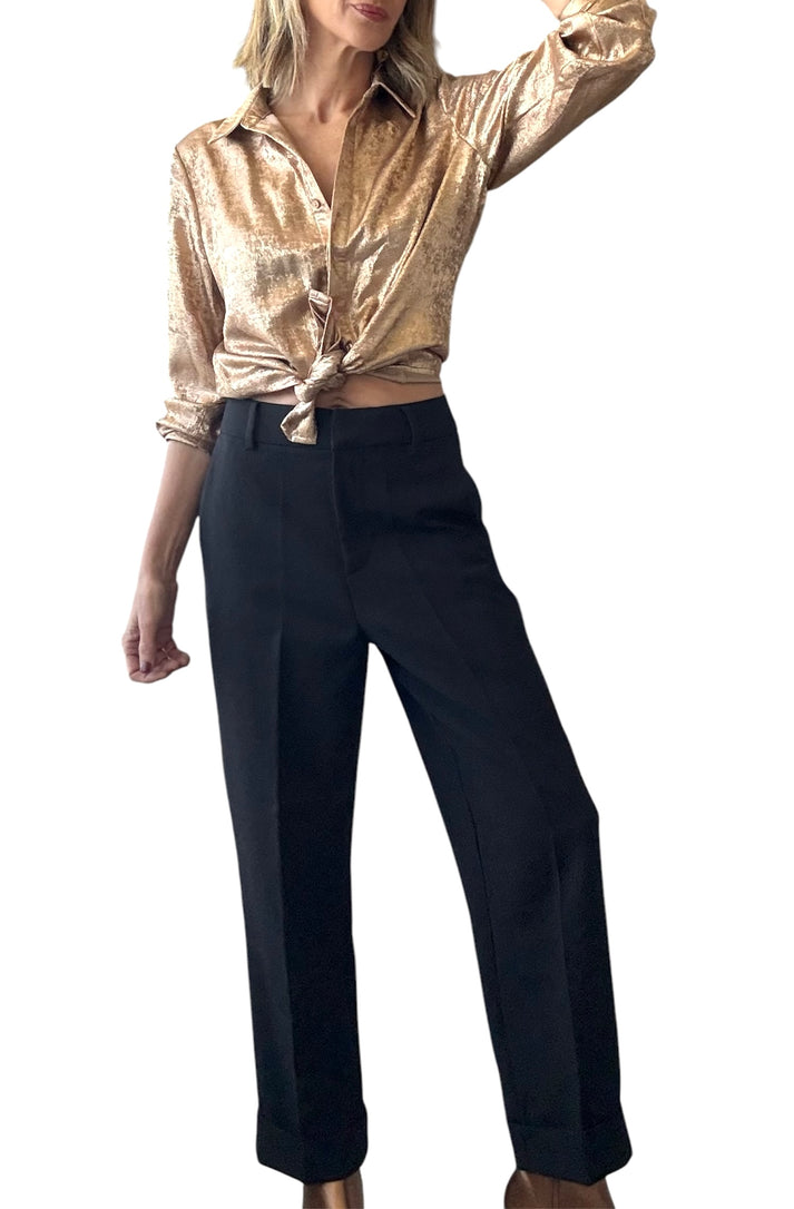 Jolie Jolie Pantalón Pinzas Negro