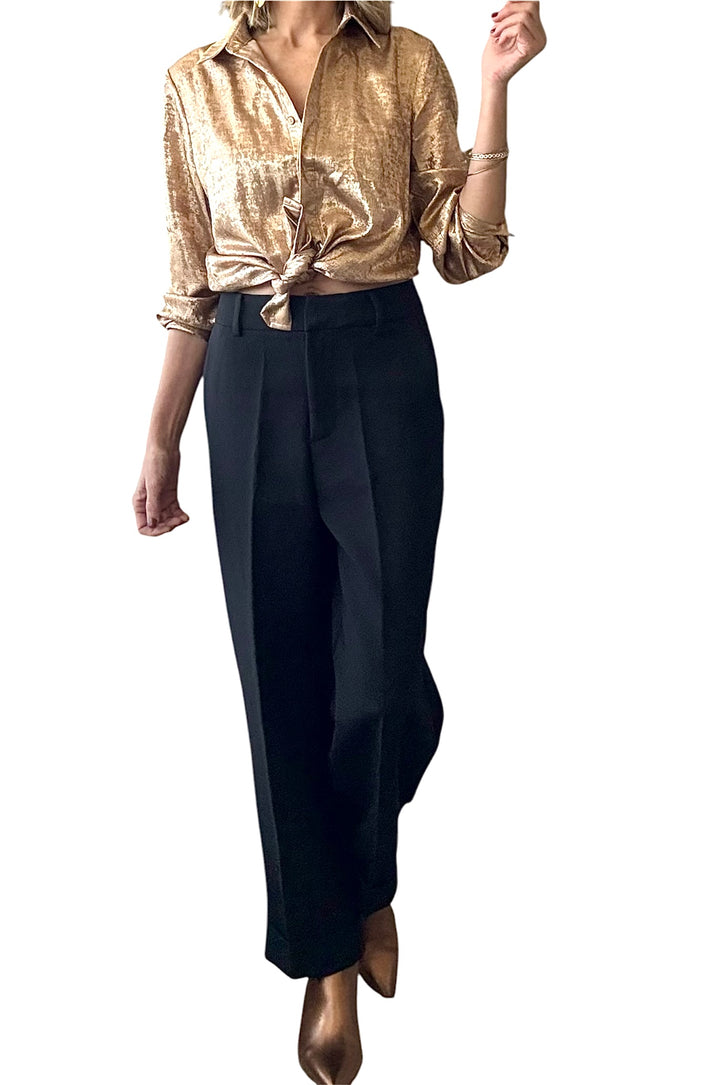 Jolie Jolie Pantalón Pinzas Negro