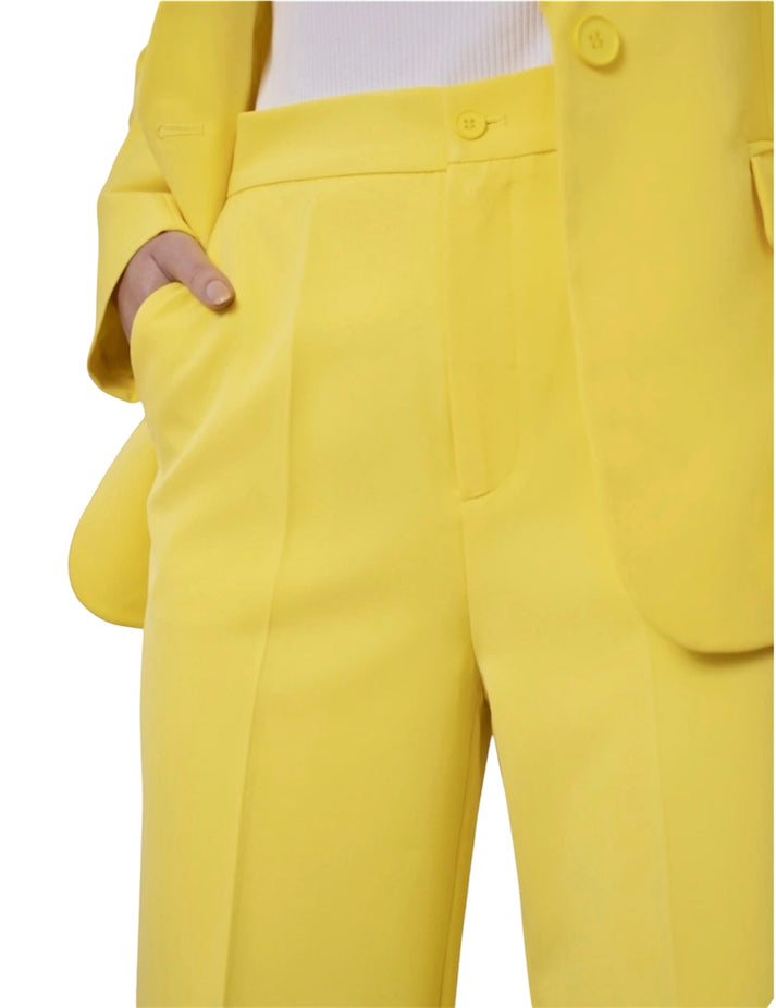 Jolie Jolie Pantalón Traje Amarillo