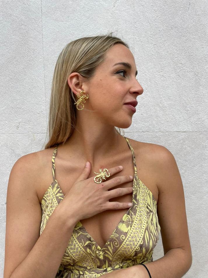 Jolie Jolie Pendientes Escorpión