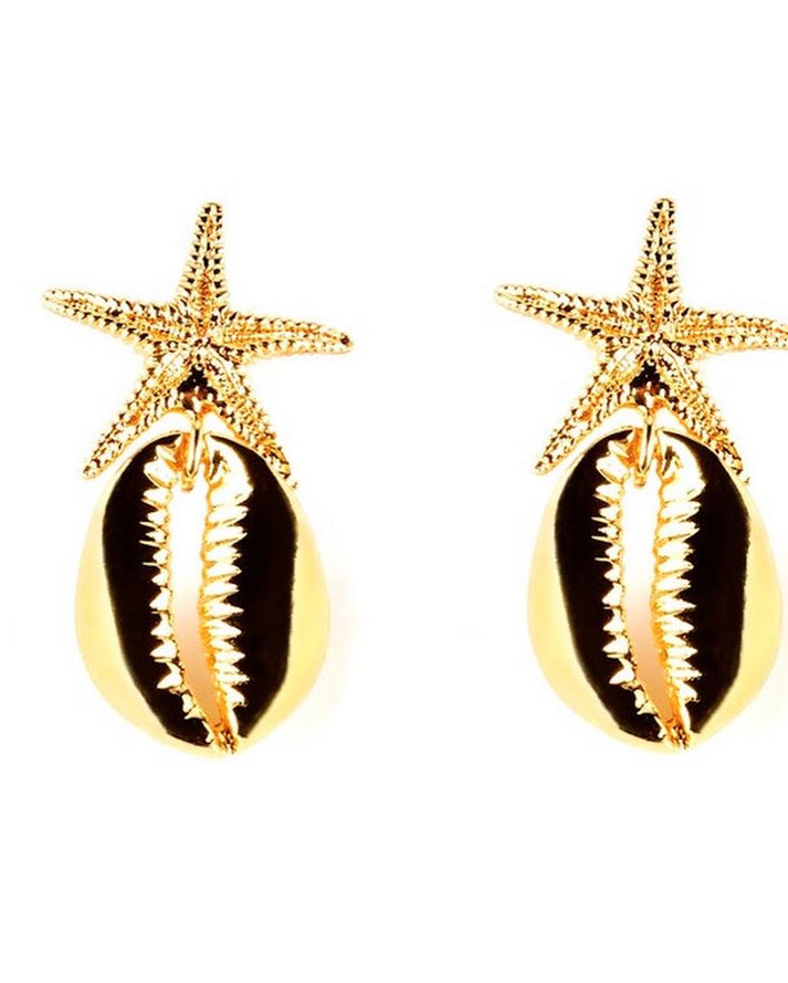 jolie jolie Pendientes estrella de mar