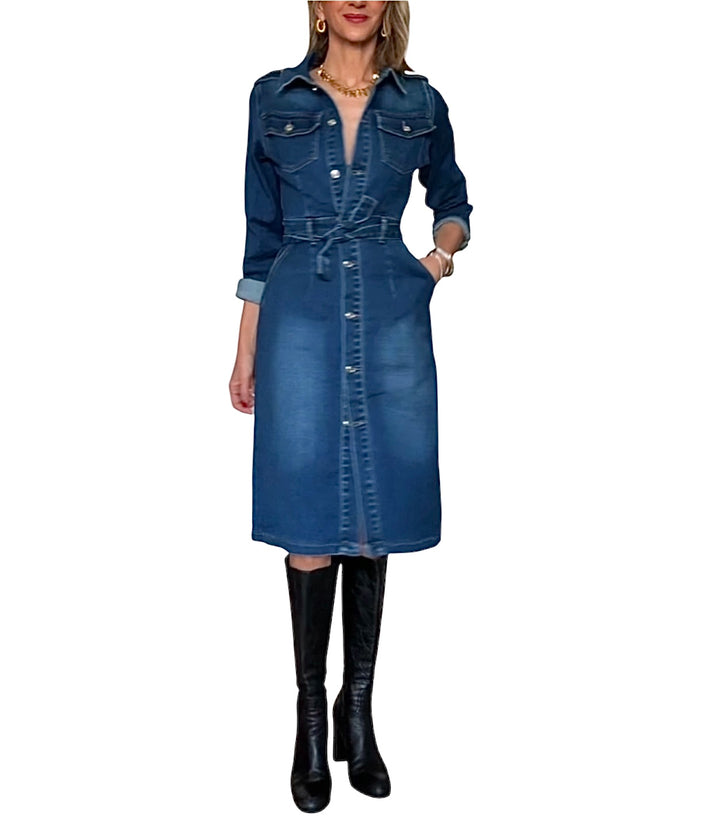 jolie jolie Vestido denim