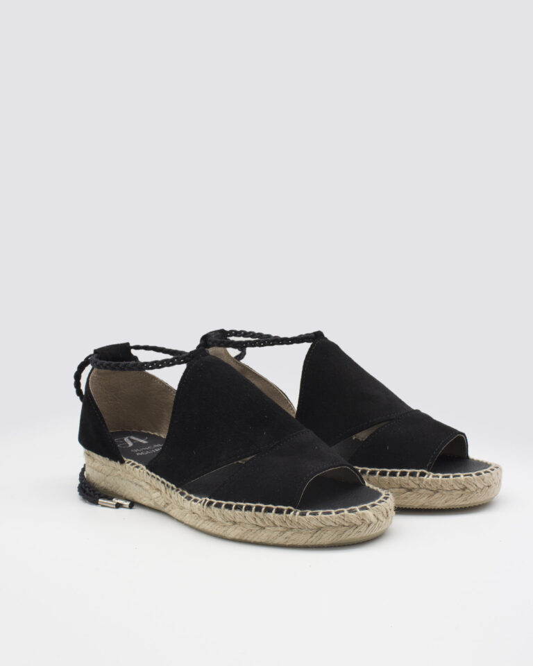 Juncal Aguirre Alpargata Fluorita Negro