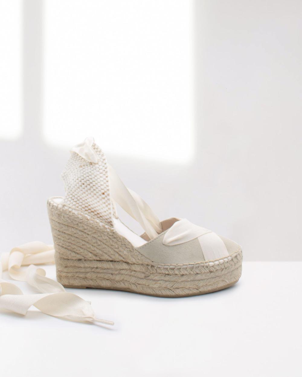 juncal aguirre Alpargatas Silene Beige