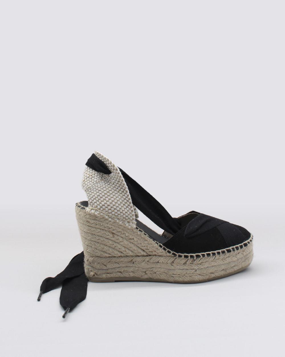 juncal aguirre Alpargatas Silene Negro