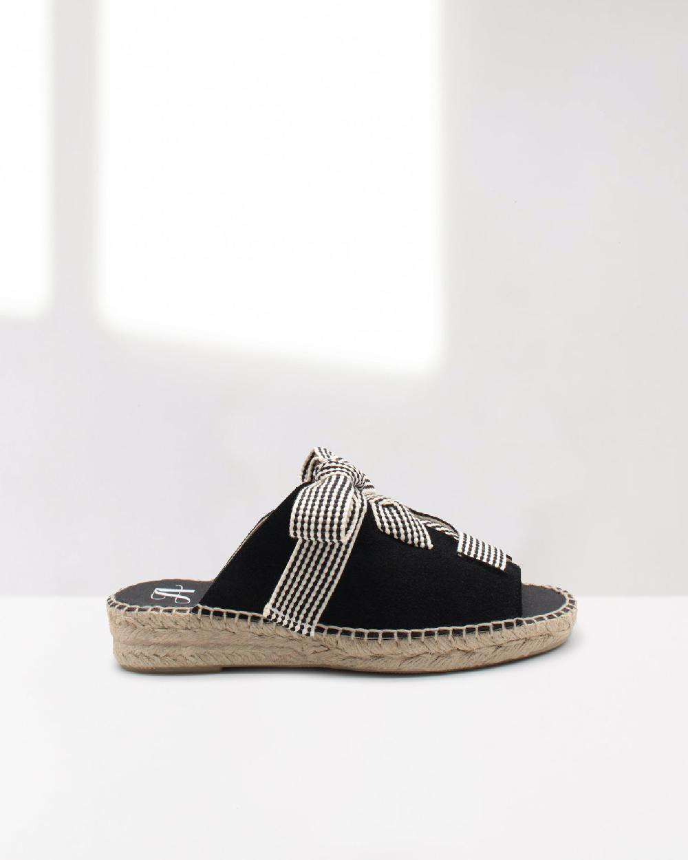 juncal aguirre Alpargatas Ubia Negro