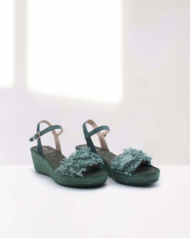 Juncal Aguirre Sandalia Creta Esmeralda