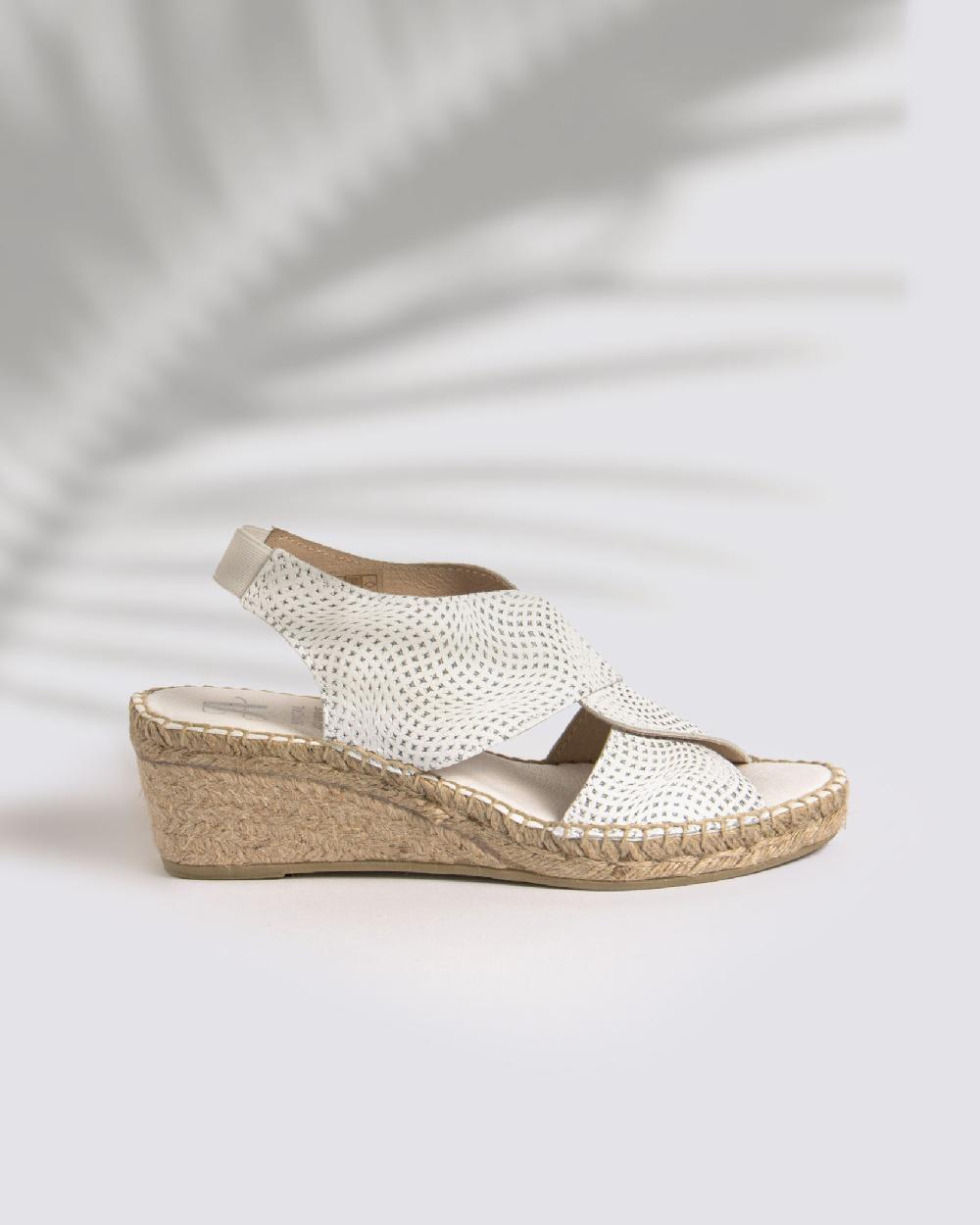 juncal aguirre Sandalias Halita Blanco