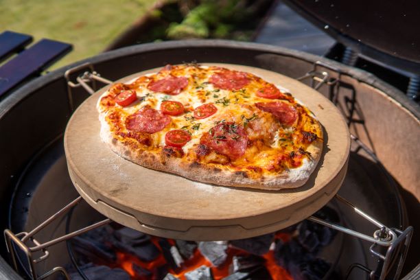 Kamado Sumo Piedra Para Pizza Premium Doble 35 Cm