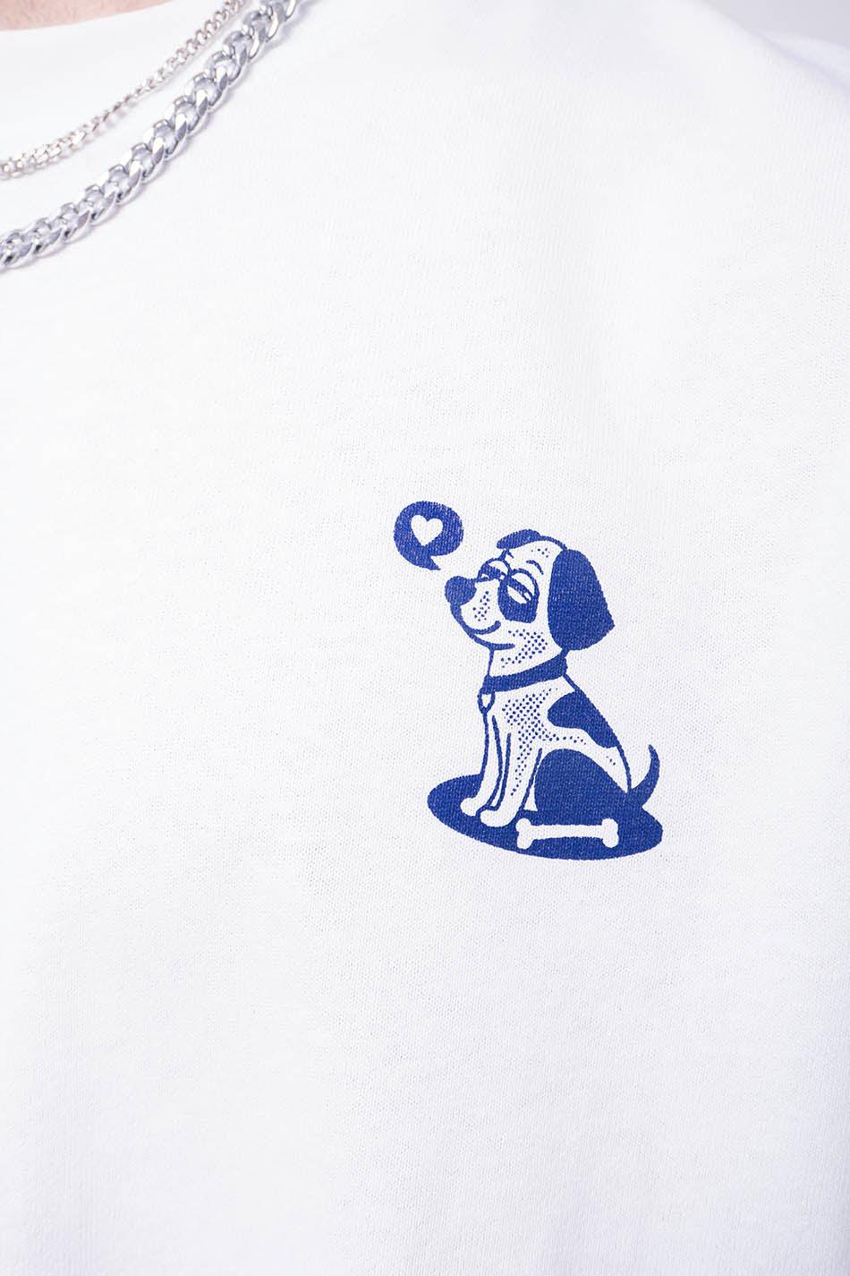 Kaotiko Camiseta Doing Nothing Organic Cotton White