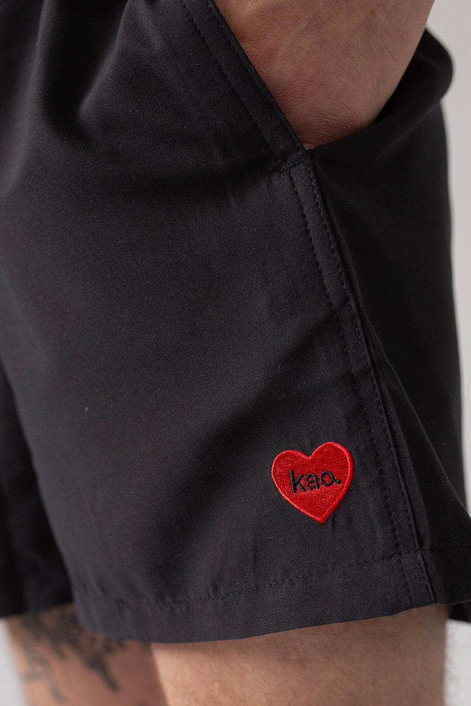 Kaotiko Bañador Belt Heart Kao Black