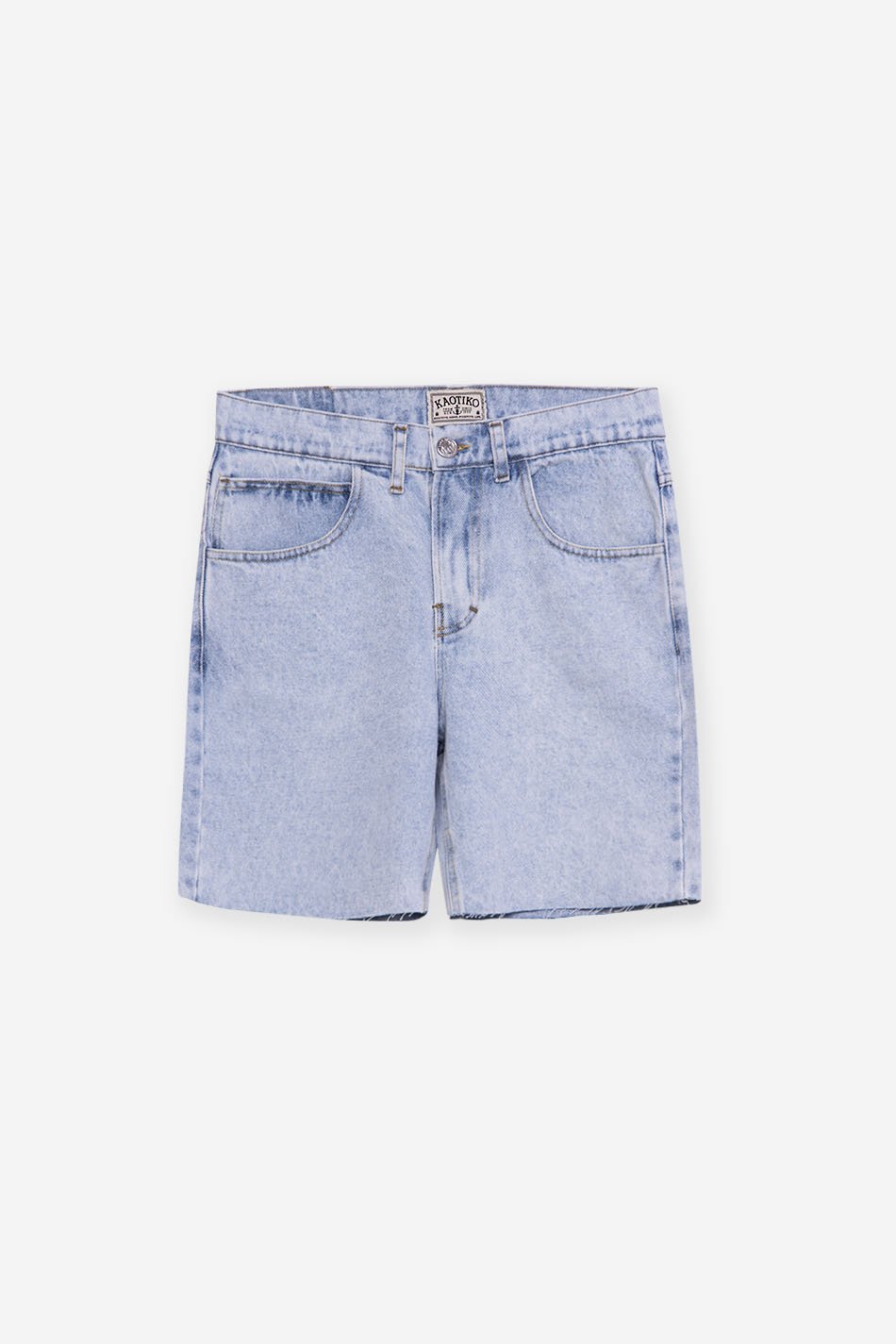 Kaotiko Bermuda Baggy Acid Denim