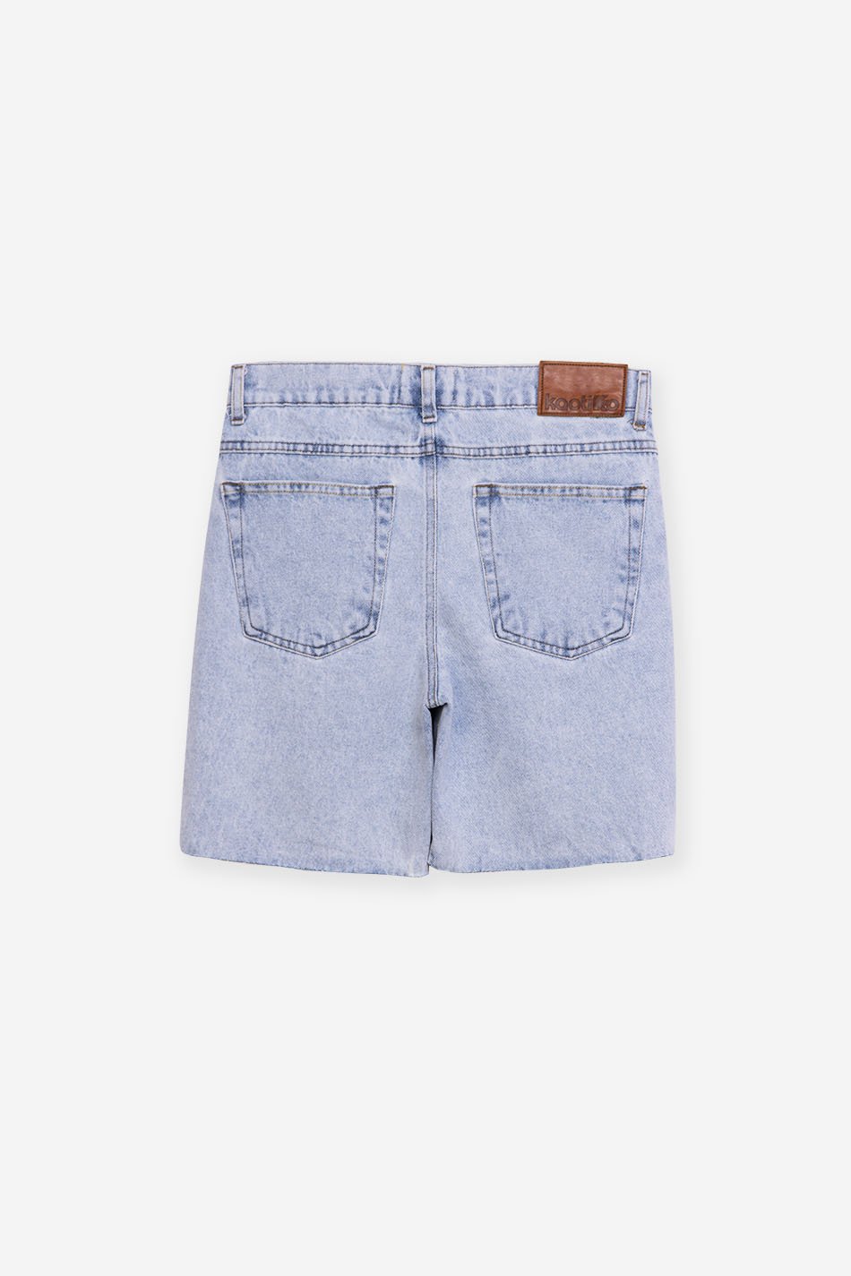kaotiko Bermuda Baggy Acid Denim