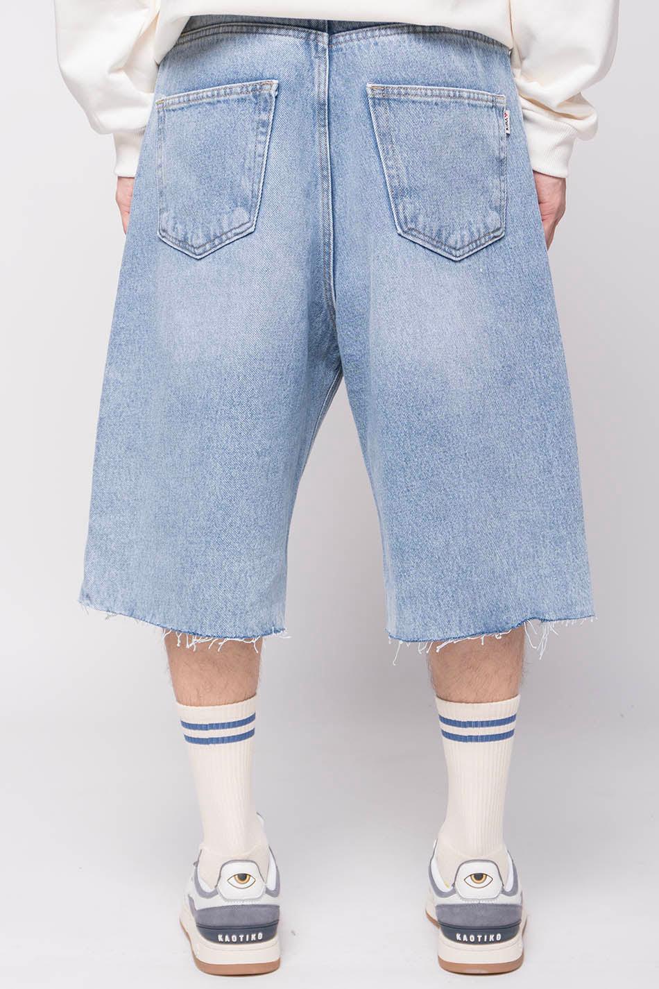 Kaotiko Bermuda Loose Baggy Denim