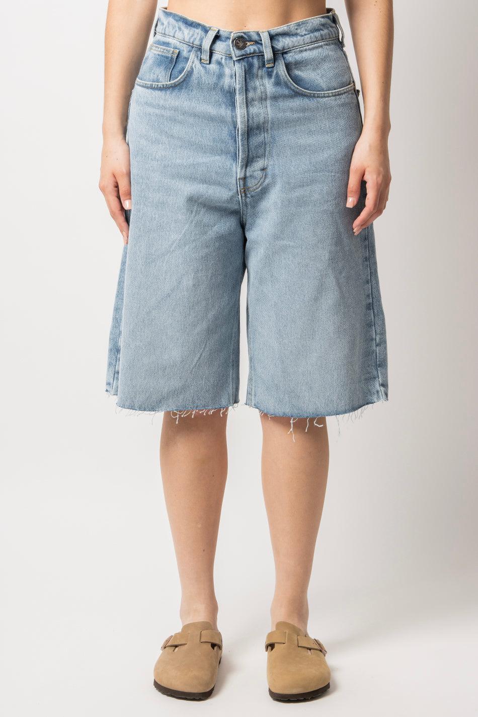 Kaotiko Bermuda Loose Baggy Denim
