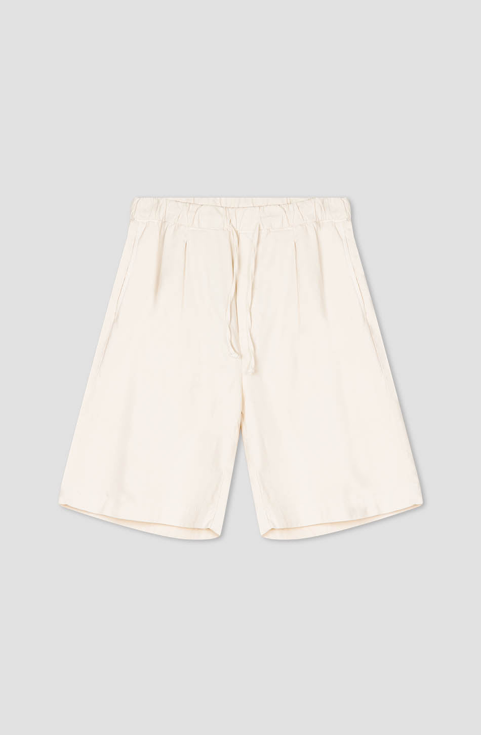 kaotiko Bermuda Relaxed Canvas Pinzas Ivory