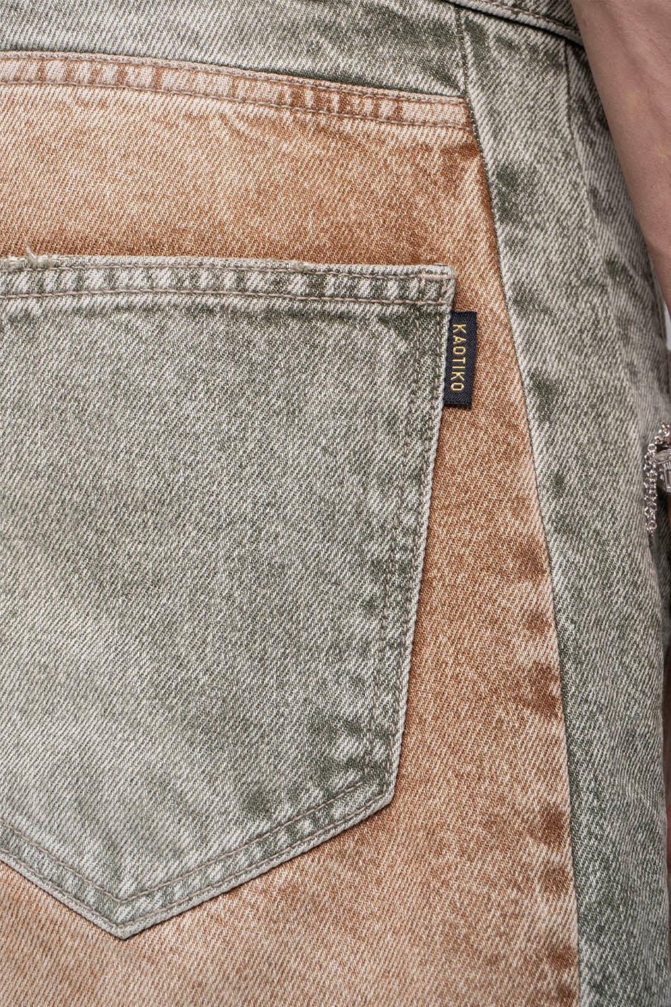 Kaotiko Bermuda Tusa Washed Army/ Brown