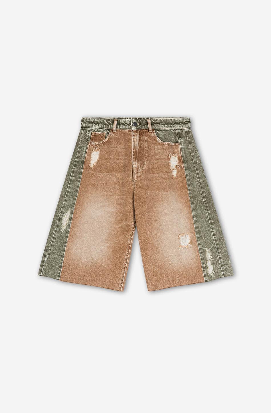 kaotiko Bermuda Tusa Washed Army/ Brown