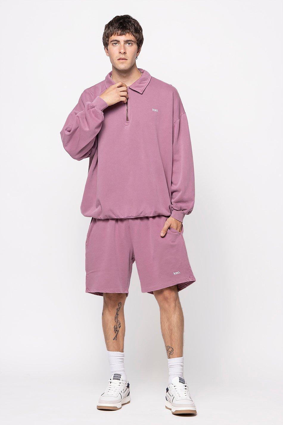 Kaotiko Bermuda Washed Daylen Burgundy