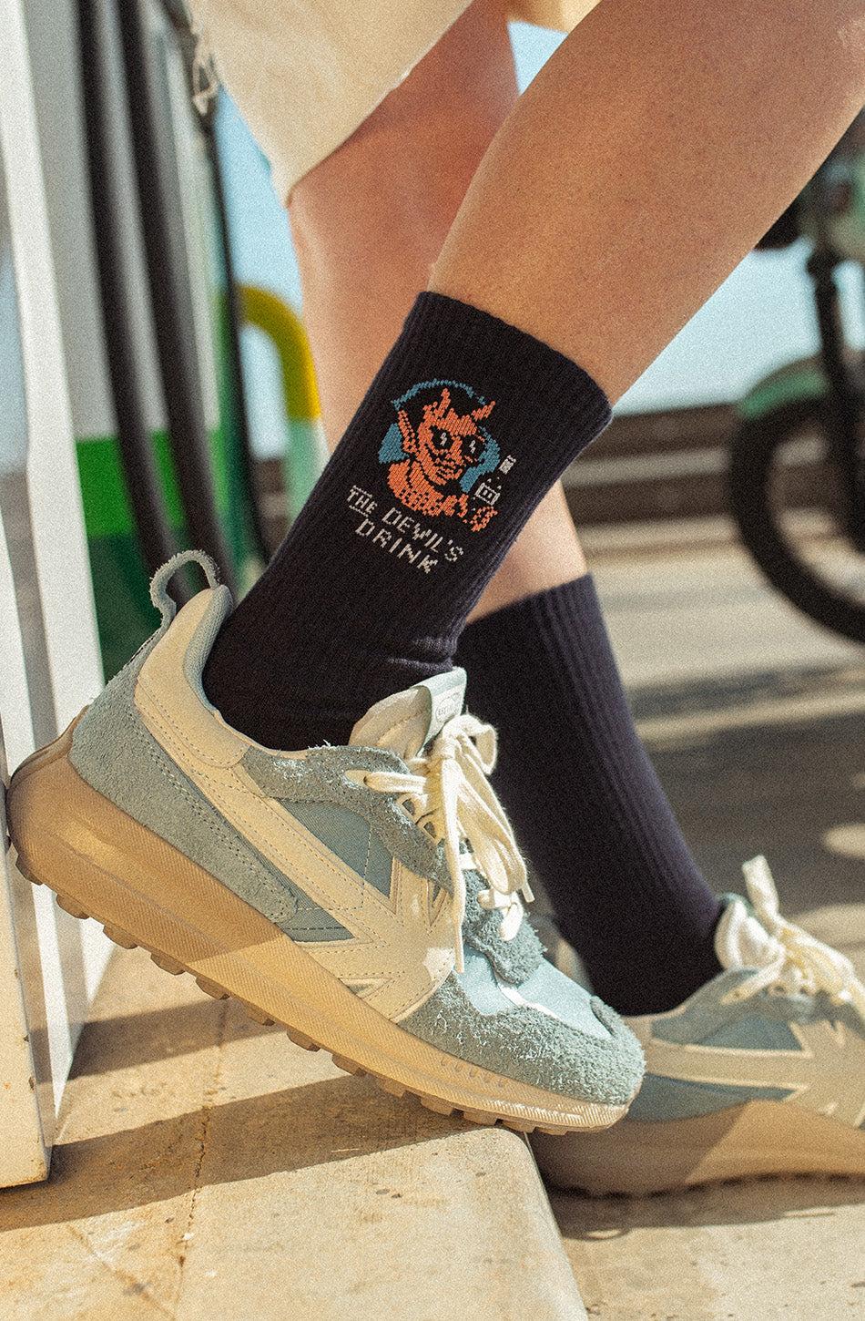 kaotiko Calcetines Devil Drinks Navy