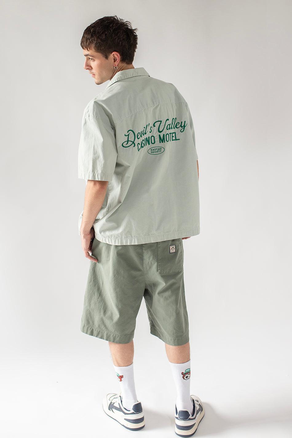 Kaotiko Camisa Fuels Devils Valley Pearl Gray