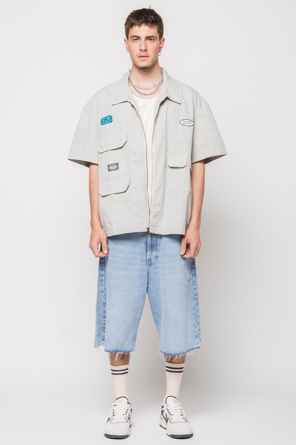 Kaotiko Camisa Fuels Devils Valley Pearl Gray