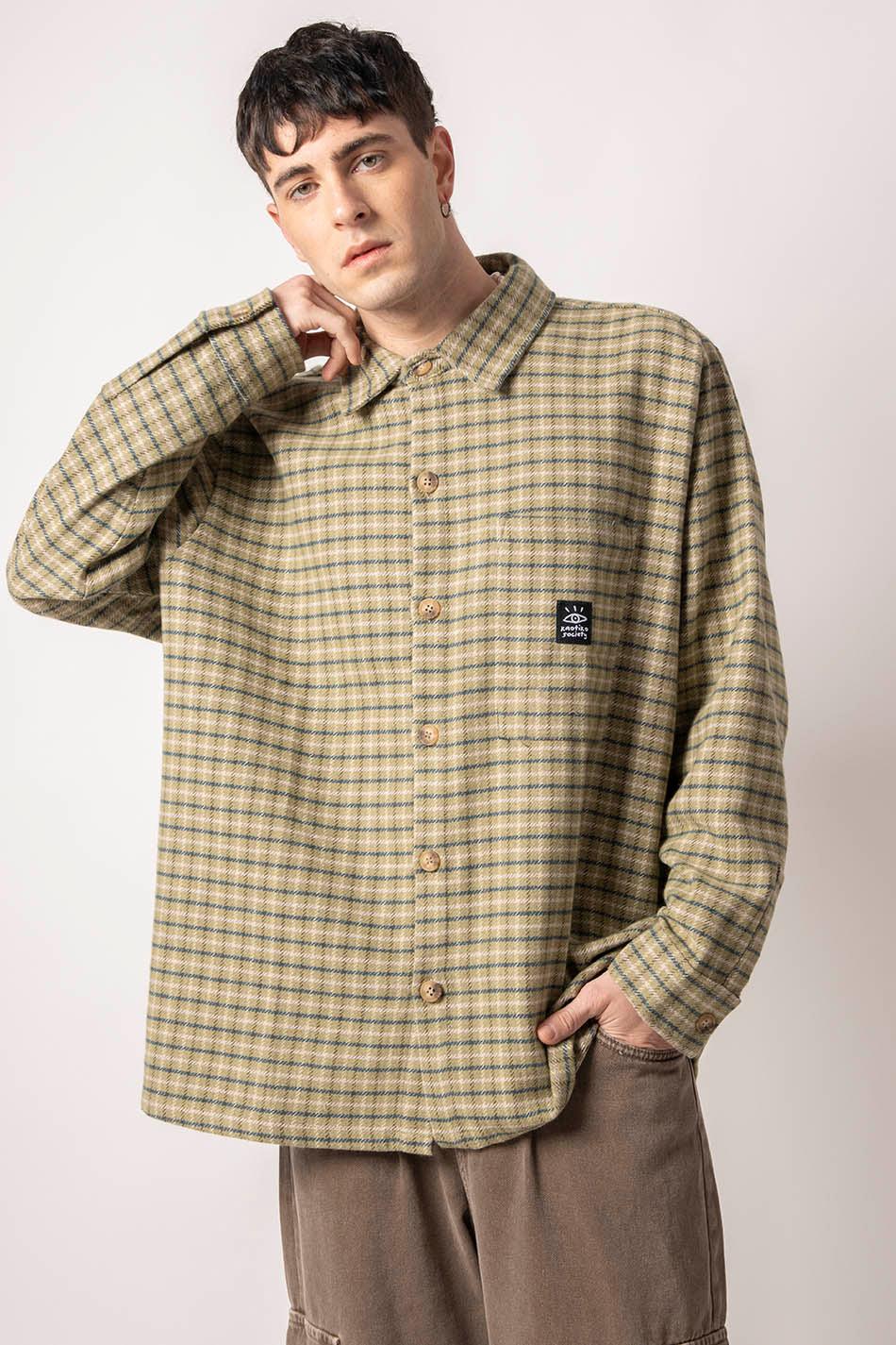 Kaotiko Camisa Helsinki Checked Green