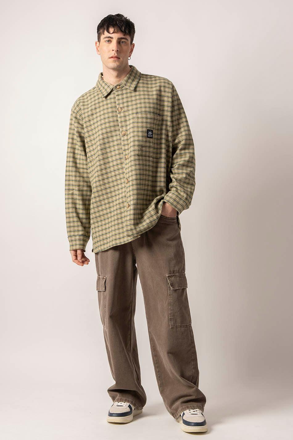 Kaotiko Camisa Helsinki Checked Green