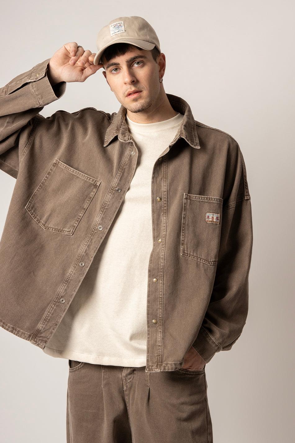 Kaotiko Camisa Menkes Washed Brown