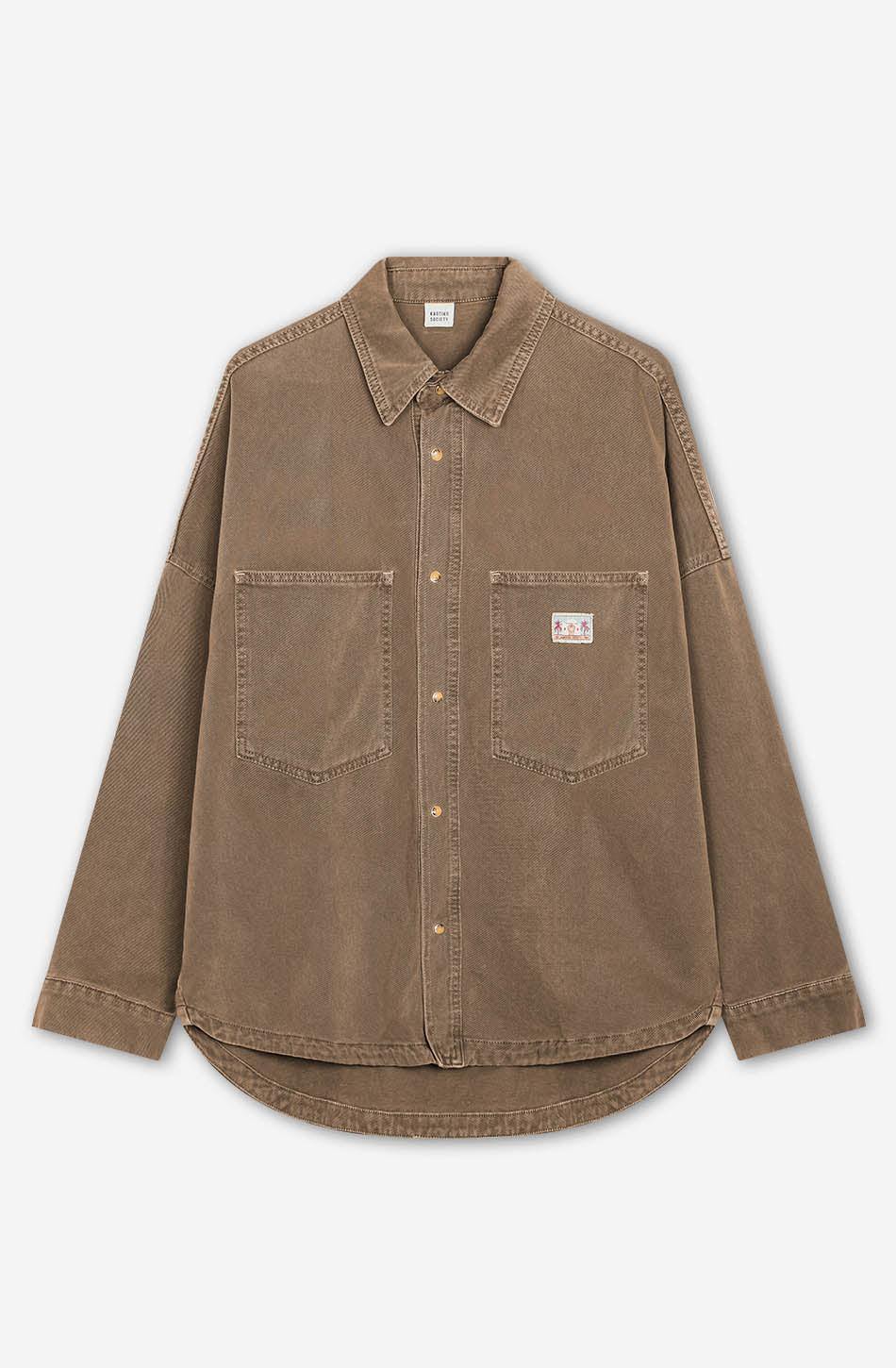 kaotiko Camisa Menkes Washed Brown