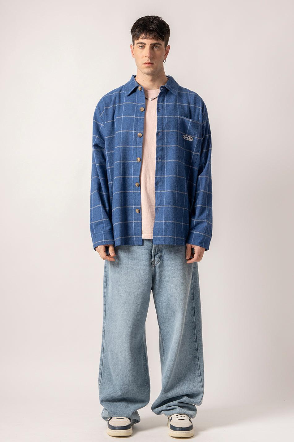 Kaotiko Camisa Milton Checked Blue