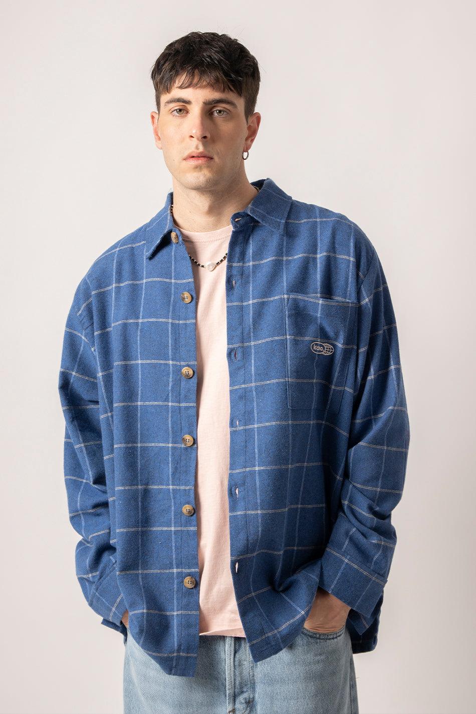 Kaotiko Camisa Milton Checked Blue