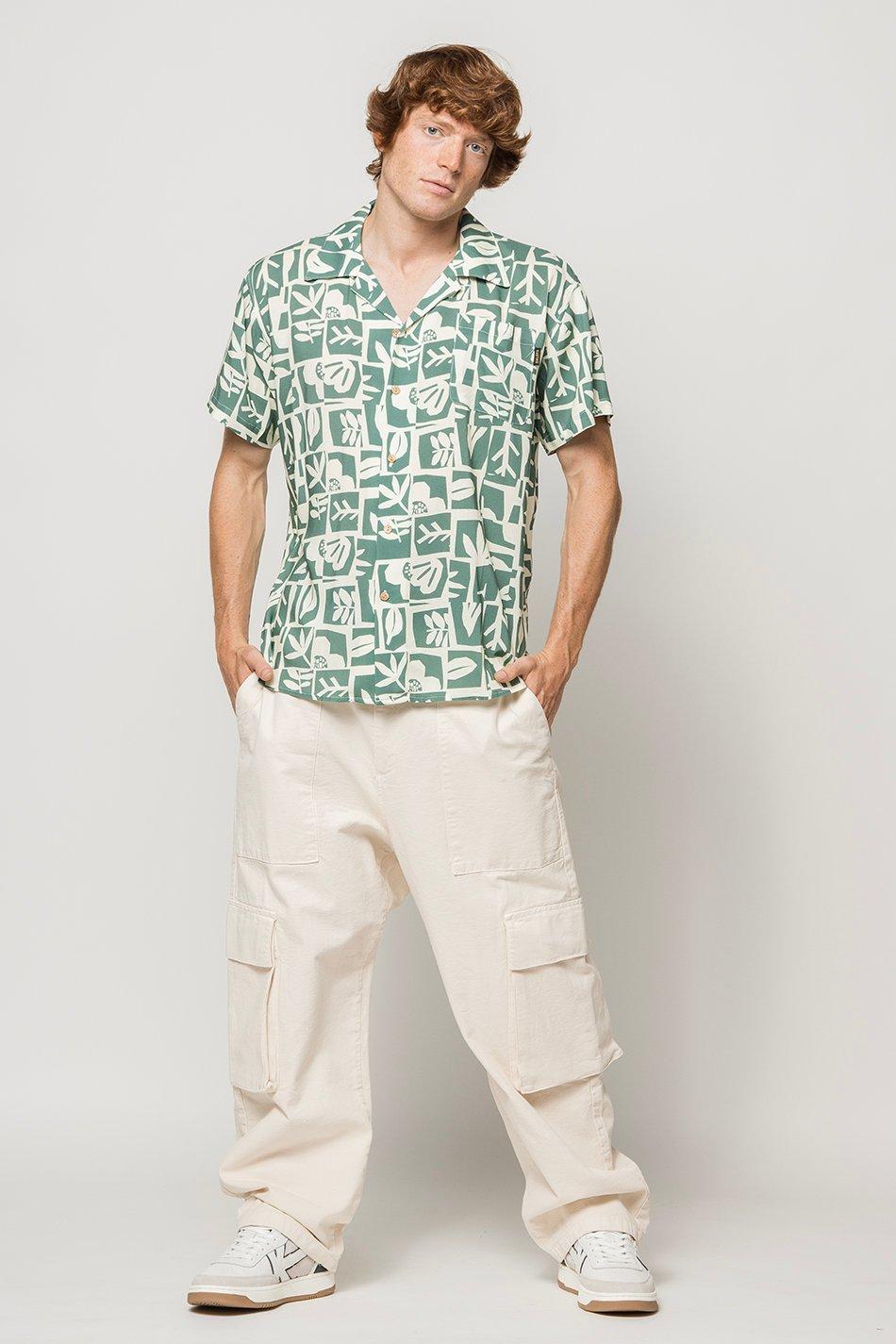 Kaotiko Camisa Nature Abstract