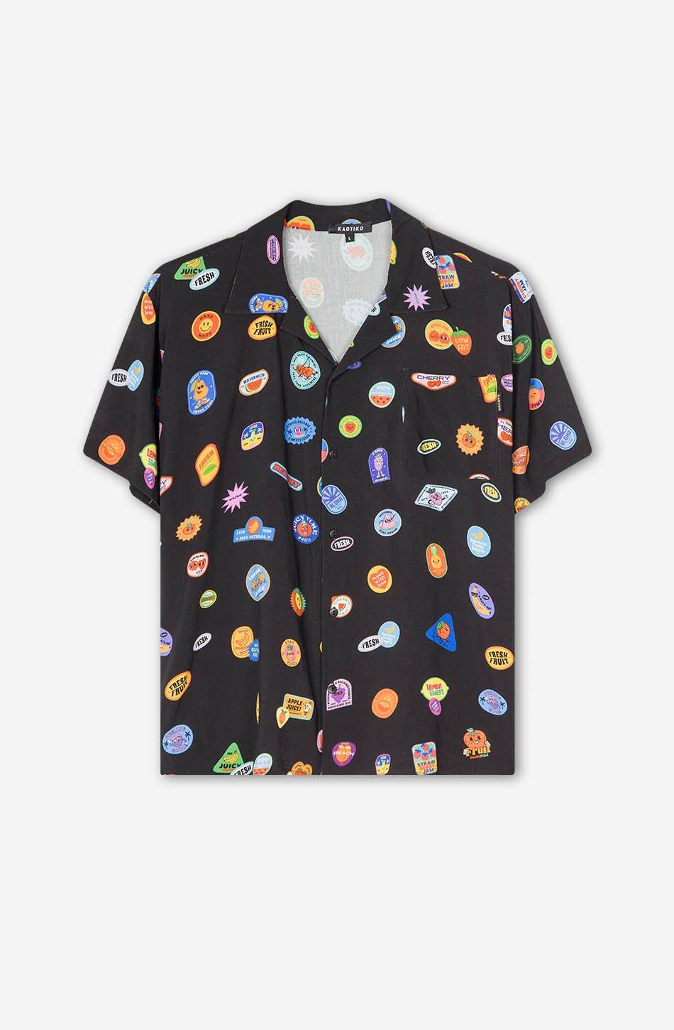 kaotiko Camisa Small Fruit Stickers
