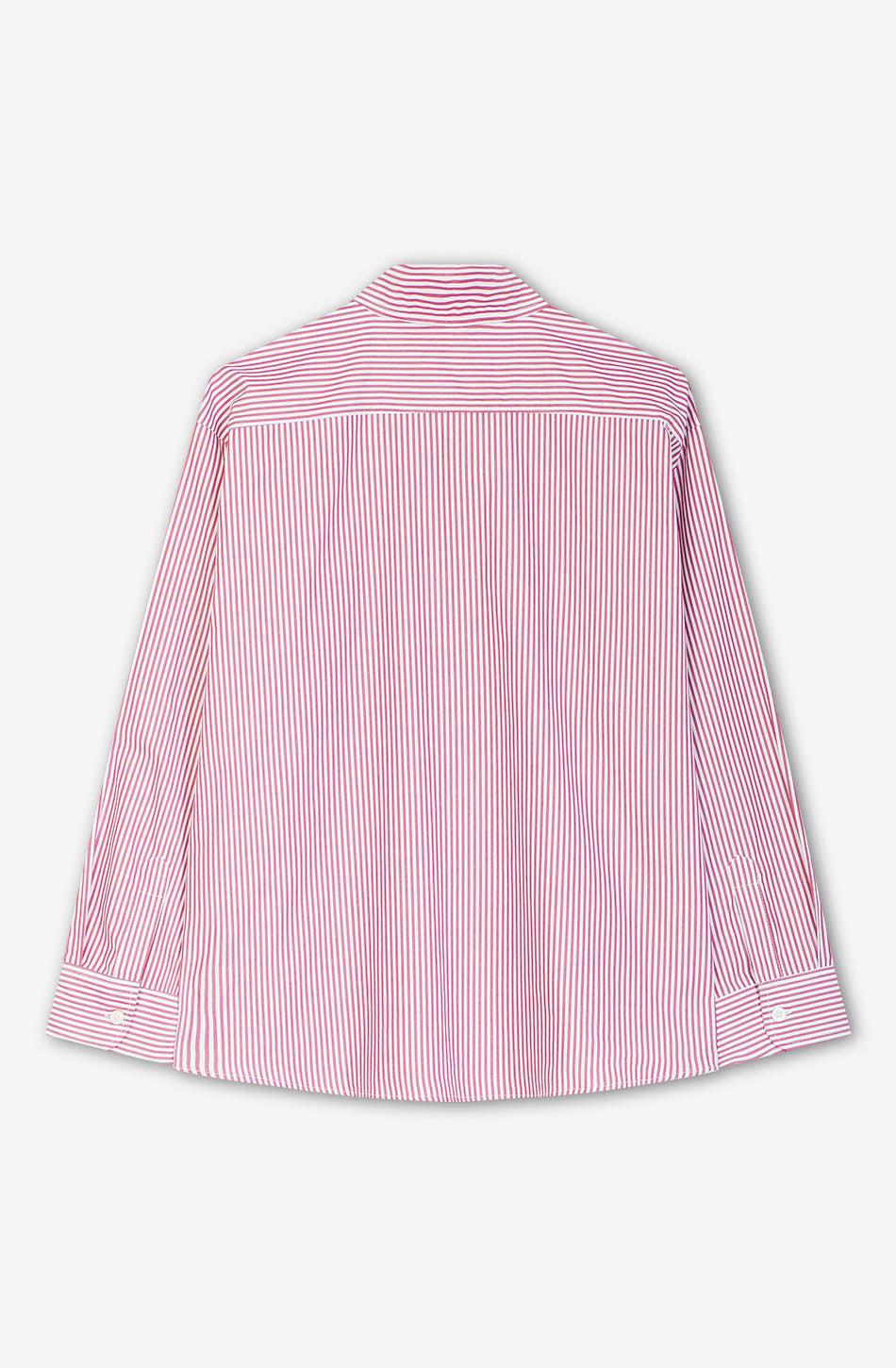 Kaotiko Camisa Stripe Hand Heart Kao Ivory/Red